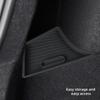 Rear Trunk Side Storage Box For Tesla Model Y Juniper 2025 TPE Trunk Cover Plate Organizer Partition Board Car Refit Accessories