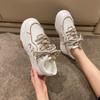 Little White Shoes Women's Spring and Autumn New Platform Casual Sports Board Shoes Dad Shoes Student Single Shoes