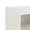Sideboard White 67 X 39 X 107 Cm Steel