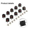 Lock Bolt Latch Cabinet Cupboard Furniture Set Slide Sliding 20pcs Anti-Thieft Catch Hardware Kit Locker Secure