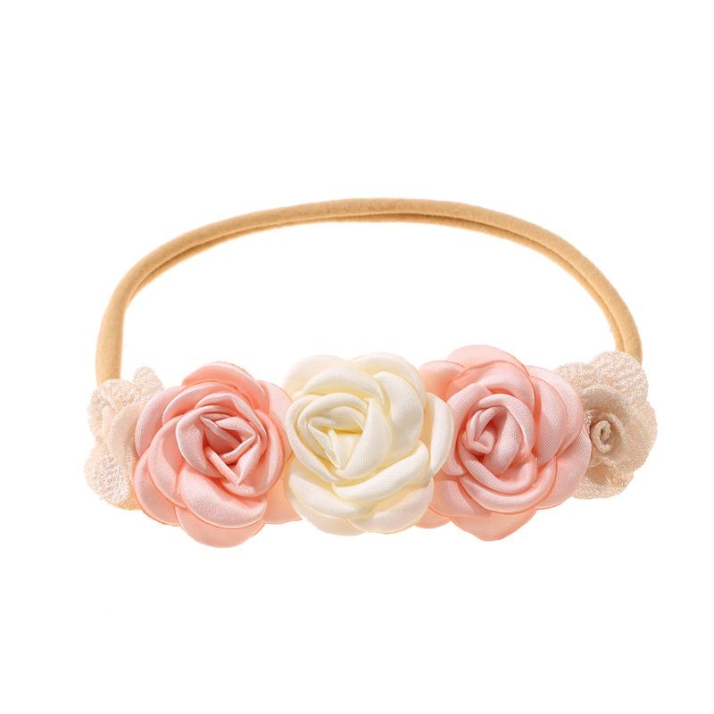 Lovely Baby Girl Headbands Elastic Kids Floral Head Bands Newborn Infant Toddler Hairband Headwear Hair Accessories