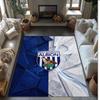 Tappeto in Velluto di Cristallo con Stampa del West Bromwich Albion Football Club, Comodo Assorbente d'Acqua Antiscivolo Tappeto per Pavimento Interno
