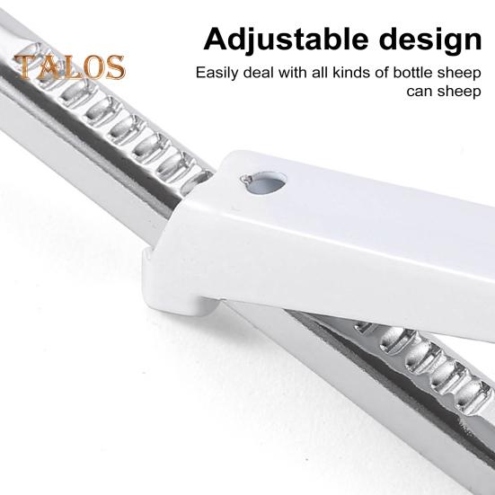 Otvírák na lahve pro seniory Artritida Slabé ruce Ruční otvírák víka s nastavitelnou velikostí čelistí Protiskluzový otvírák na plechovky pro pivní láhve
