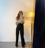 RHGD Early Autumn French Retro Loose Silk Shirt - Versatile Fashionable Design