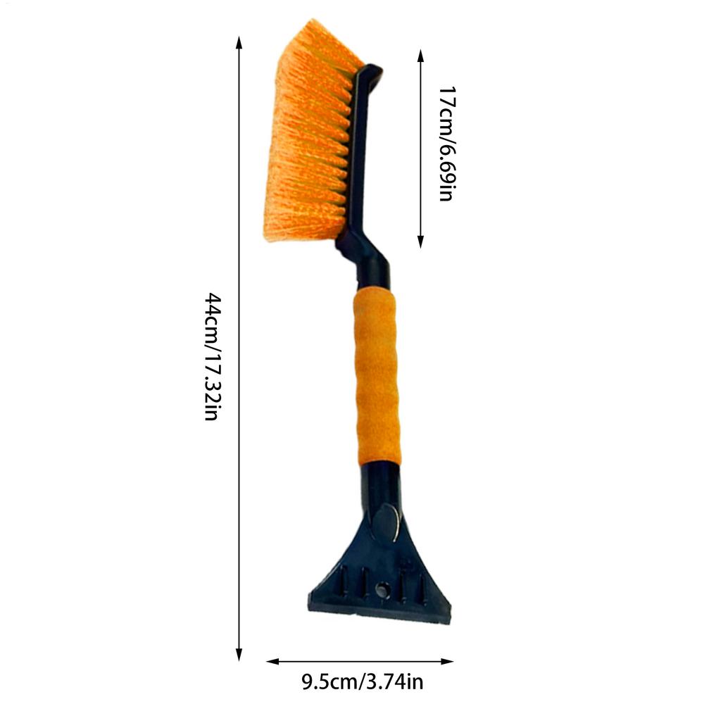 Car Ice Scraper and Brush Car Scraper Snow Brush Window Ice Scraper Snow Remover for Car Ergonomic Foam Grip Window Snow Cleaner