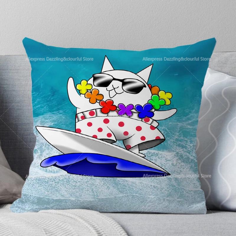 The Battle Cats Bed Pillow Cushion Cover for Infant Personalized Crib Protector Pillow Cover Room Decor Baby Gift No Insert