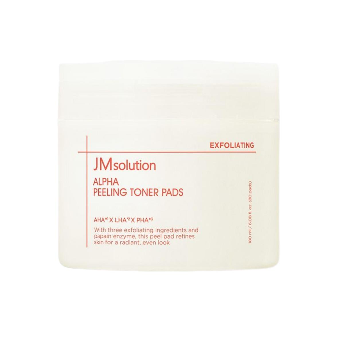 JMsolution Alpha Peeling Toner Pad Очищение пор Сияние 180 мл (80 колодок)