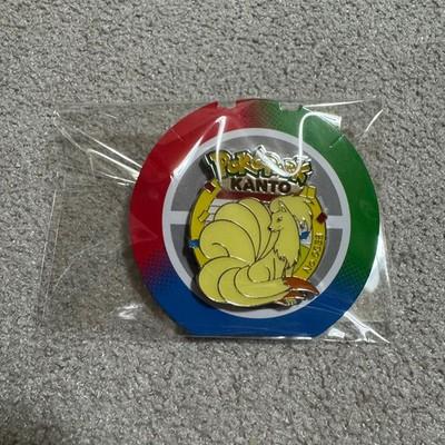 Pokepark Kanto Limited Pokemon Ninetales No.0038 Pin badge Japan