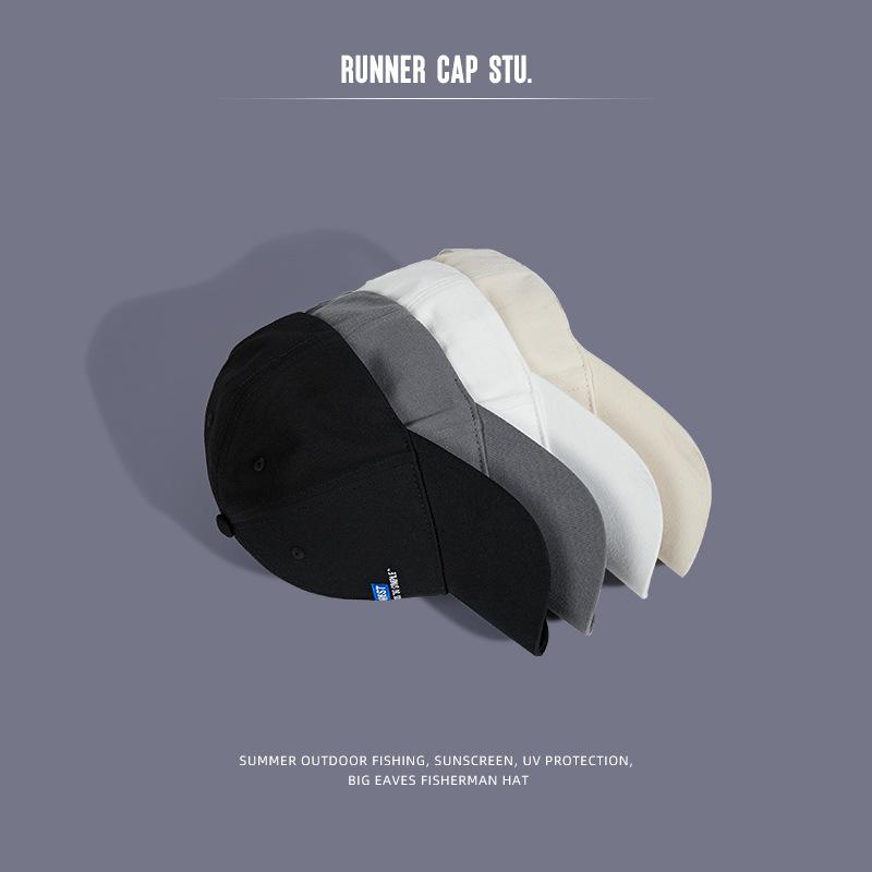 Duck Cap Male Korean Style Embroidered Baseball Cap Trend All Summer Embroidered Baseball Cap with Sun Hat