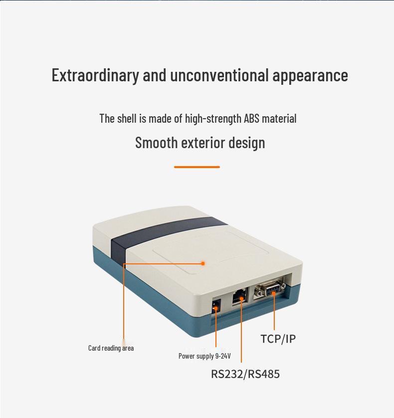 Industrial UHF Desktop RFID Reader/Writer with Network & WiFi Capability for UHF 6C Card Issuing and Writing.