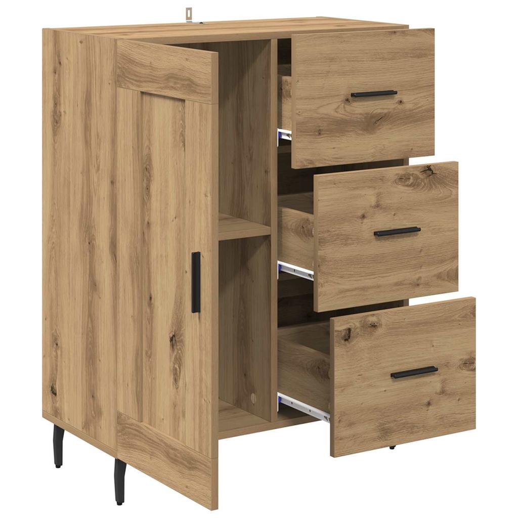 Sideboard Artisan Oak 69.5 x 34 x 90 cm Engineered Wood and Iron