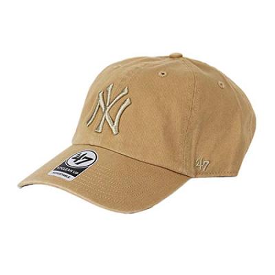 47 Brand Cap New York Yankees Clean Up Logo Khaki Women's Men's