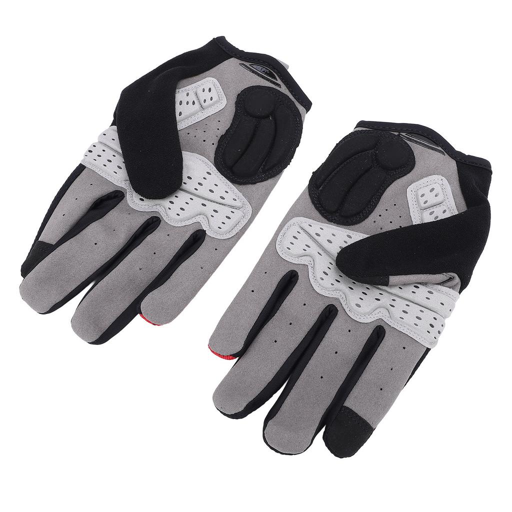 1 Paar Fahrradhandschuhe, rutschfest, stoßdämpfend, leicht, mit Vollfinger-Touchscreen, Reithandschuhe