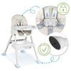 Krzesełko Do Karmienia Milo Dla Dzieci Składane Tacka Ricokids + Śliniaczek