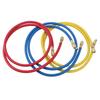 3pcs 150cm Refrigerant Charging Hose Air Conditioner Charging Hose 1 4in Fits for R12 R22 R502 Refrigerants Blue Red