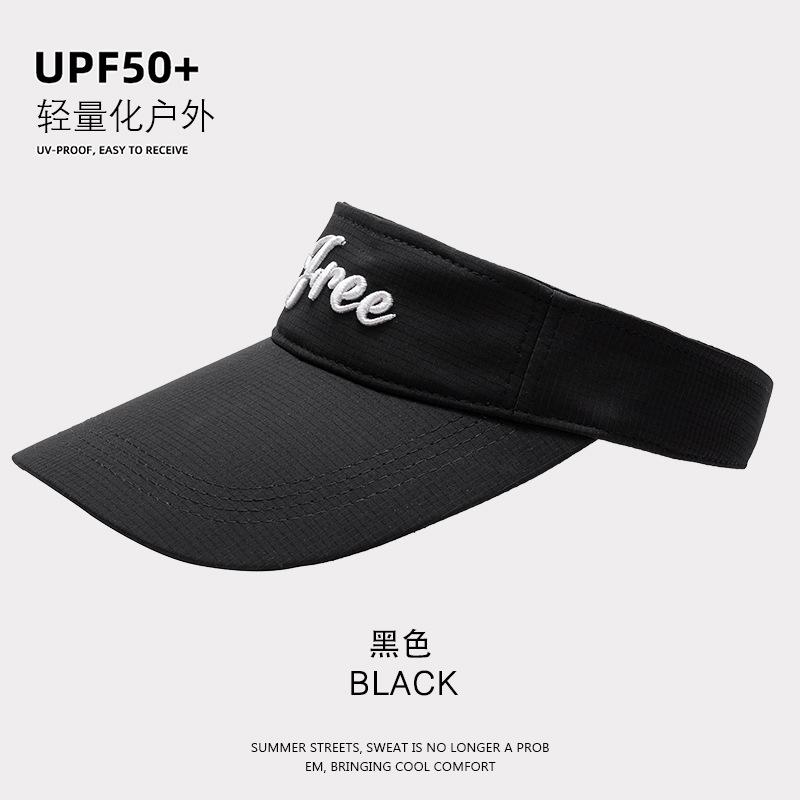 New sunshade empty top hat men's summer trendy versatile topless baseball cap sun protection cap