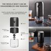 One-Touch Coffee Grinder Electric W/Cleaning Brush - Matte Black - Coffee Grinders for Home Use 25g-30g Coffee Bean Capacity