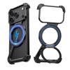 Z Case for IPhone 17 Pro Max Air Phone Cases Frameless Metal Rotating Magnetic Kickstand Protective Cover Shockproof Thin Bumper