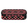 Pencil Case Smooth Zipper High Capacity Wear Resistant Polyester with Main Compartment Mesh Pocket and Pen Slots for Boys Girls