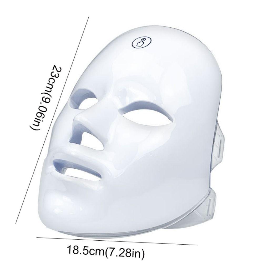 7 Colors LED Face Mask Rechargeable Photon SPA Mask Photon Facial LED Mask  Remove Acne Wrinkle