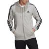adidas Free Shipping With AdiClub Essentials French Terry 3 Stripes Full Zip Hoodie GK9034