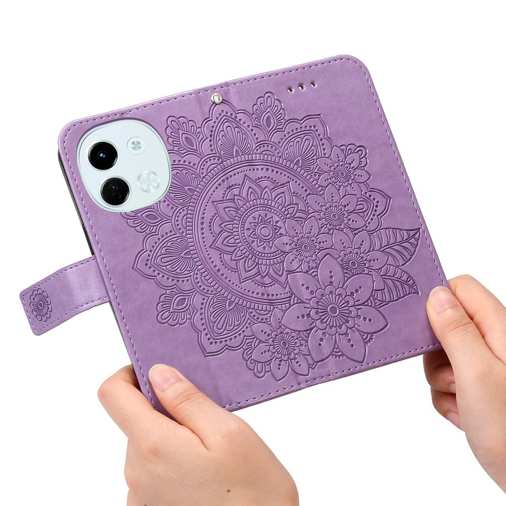 Para Capa TECNO Spark 30 5G/Pova 6 Neo 5G com Padrão Floral PU Couro Carteira Suporte Capa de Celular