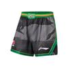 Li Ning CBA Series Simple Fashion Mid Waist Versatile Sports Basketball Pants Men Bottoms AAPV433-1