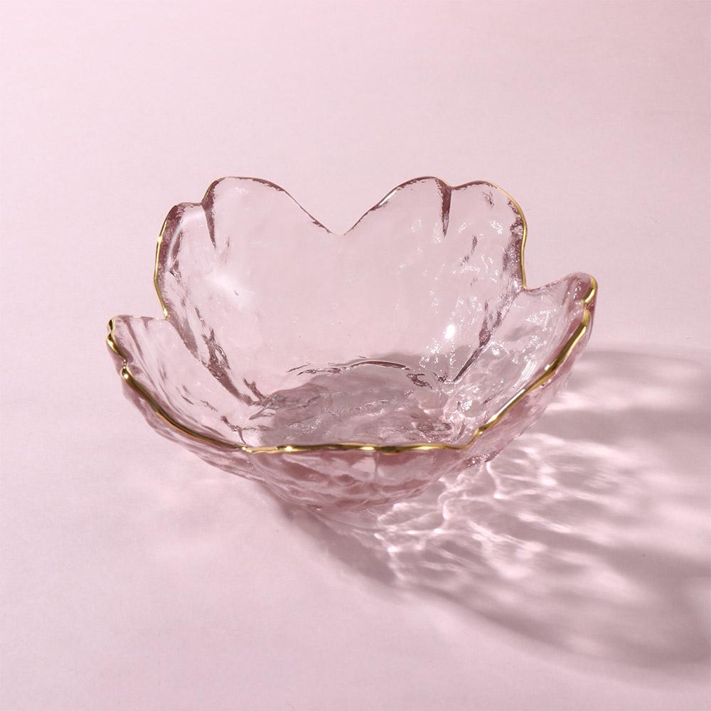 Inlay Glass Dish Specialty Plates Fruit Sala Sauce Bowl Tableware Seasoning Plate Kitchen Gadgets
