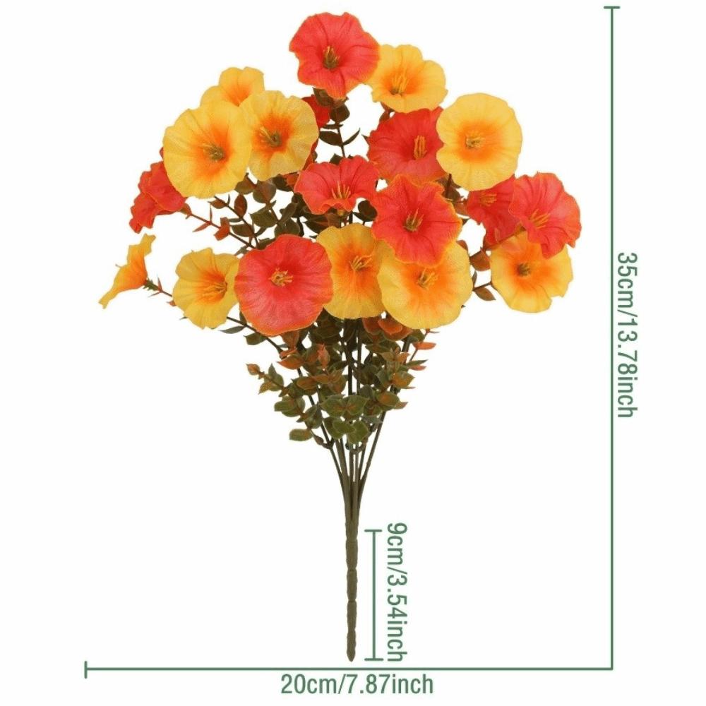 Künstliche Pflanzen Künstliche Stiefmütterchen Herbstdeko DIY Blumiger Eukalyptus Blumenstrauß Weicher Realistischer Simulierte Veilchen Sträuße