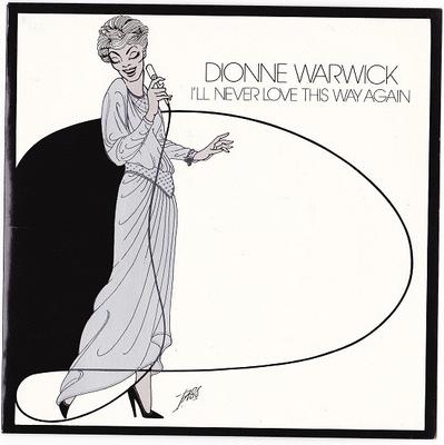 7inch Record DIONNE WARWICK - I'll Never Love This Way Again ARIST530 Arista 1983 UK Soul/Funk Used