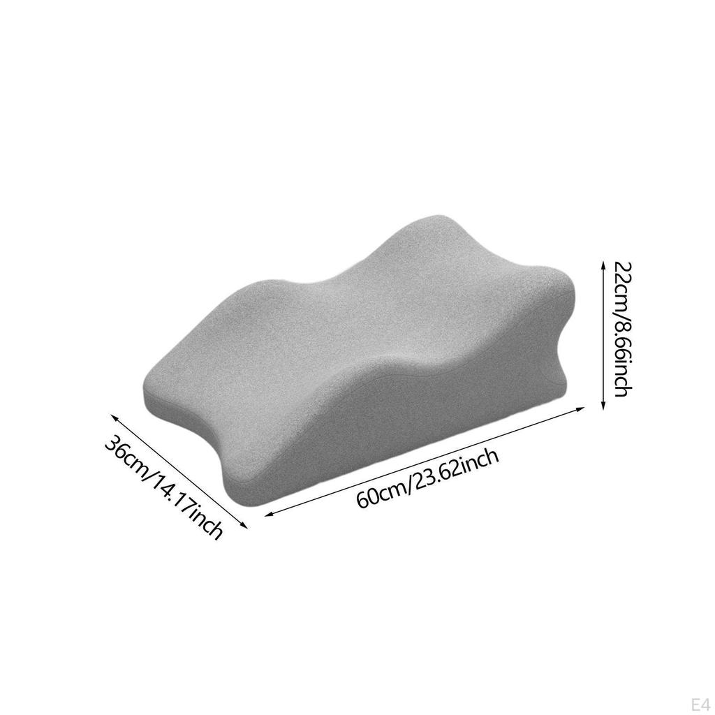 Memory Foam Wedge Pillow for Office and Home Use, Ideal Lying Down