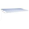 Automatic Retractable Awning 600x350 Cm Blue and White