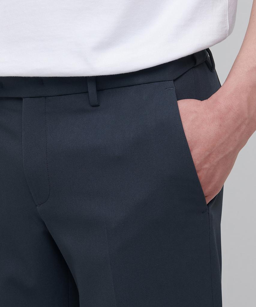 MUSINSA STANDARD Tapered Turn-Up Hidden Banding Crop Slacks [Blue Gray]