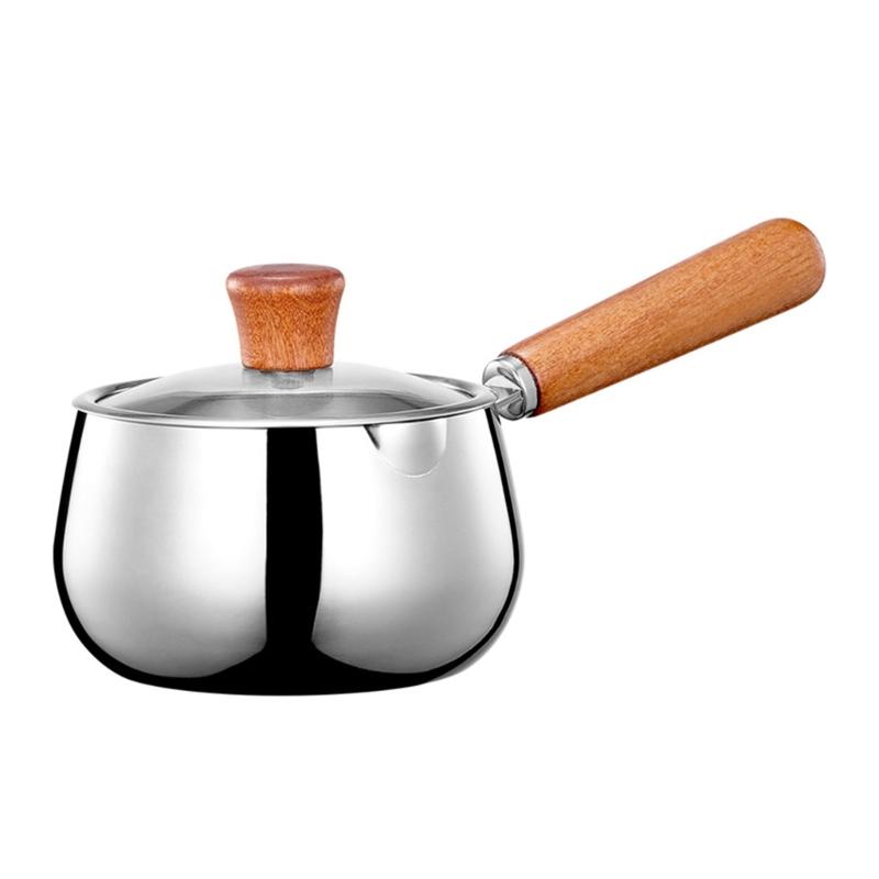 

Small Milk Pans Small Saucepan Cooking Pans 316Stainless Steel Cooking Pots with Handle Suitable for Cooking Enthusiasts 1