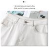 Women's Simple Casual High-Waisted Wide-Leg Jeans - 2026 Spring/Autumn New 3D Cut Slimming Straight Leg Pants