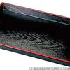 Placemat for Made in Unique 8 Shaku Wood Grain Side Black and x 36cm x 4cm J-Kitchens Tray, Japan, Non-Slip Tray, A) Tray, Red, SL, 54.4cm