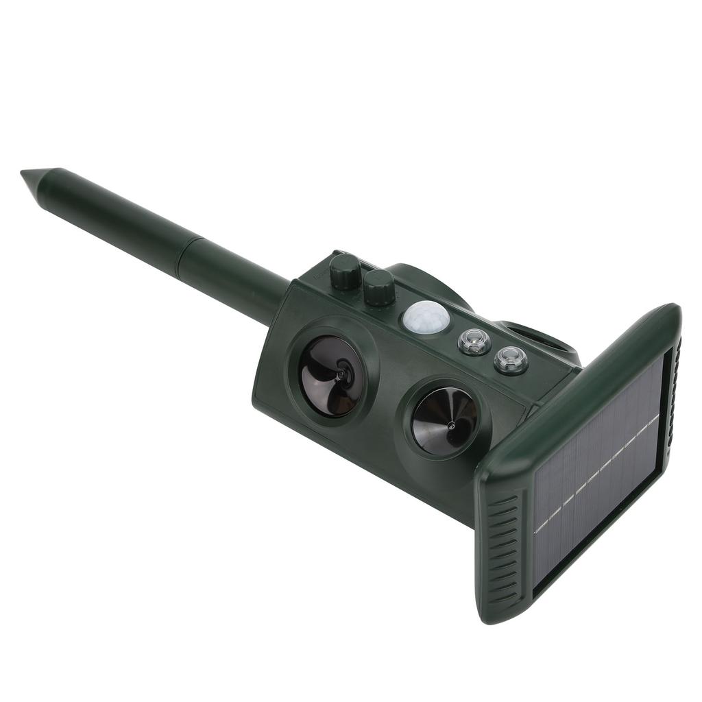 Outdoor Solar Animal Repellent Ultrasonic Vibration Smart Animal Snake Repellent