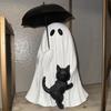 Halloween Ghost Statue Mini Resin Figurine Adorable Shape Funny Spooky Statue Festival Party Decoration