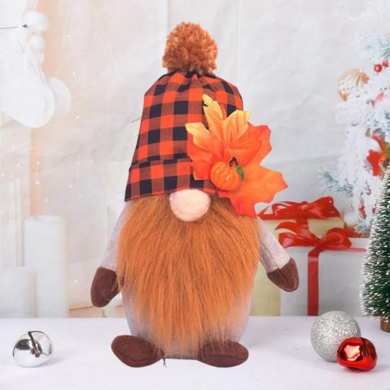 TSLBW 2er-Set Halloween Gnome Ohne Gesicht - Süße Deko Für Tisch & Regal