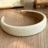 Wide Edge Rattan Woven Headband Rattan Woven Women's Headband New Wide Edge Headband  Summer
