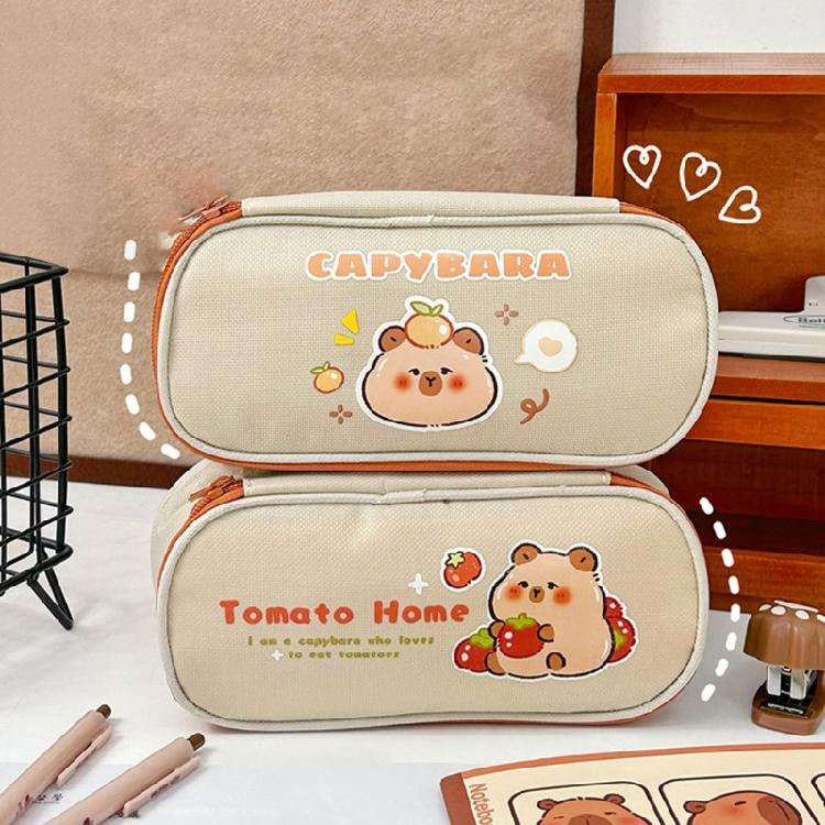 Big Capacity Pencil Case Zippers Pen Holder Pencil Organizers Spacious Pencil Bag Large Stationeries Pen Storage Pouches