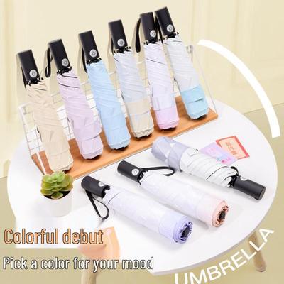 Ultra-Light Anti-UV Automatic Folding Umbrella: Crease-Free, Wrinkle-Free Sunshade & Sunscreen Parasol
