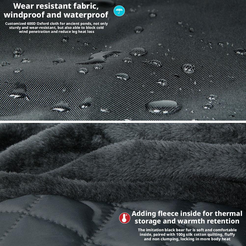 Universal Warmer Apron Leg Protector Waterproof Legs Blanket Rain Cover Windproof Motorcycle Leg Cover for Scooter Leg Cover