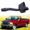 Steering Column Turn Signal Wiper Control Assembly, F65Z13K359AA F85B13K359CA Light Stalk Replacement Unit with Rear Terminal Layout and ABS Housing