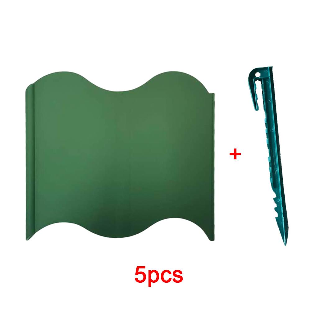 Fence with Ground Nails Garden Fence Plastic Courtyard Decorative Fence Outdoor Plug-in Fence Garden Supplies