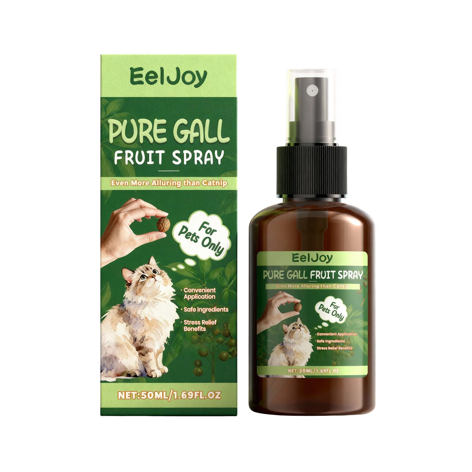 

Спрей для дрессировки кошек EelJoy - Безопасная формула, Интерактивное руководство для кошек, Помогает адаптироваться к новой обстановке, Стимулирует игривость, Помощь в коррекции поведения, 50 мл