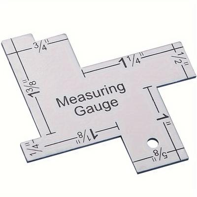 Premium White Sewing Ruler - Precision Fabric Cutting & DIY Design Tool, Durable & Clear for Easy Measuring and Crafting