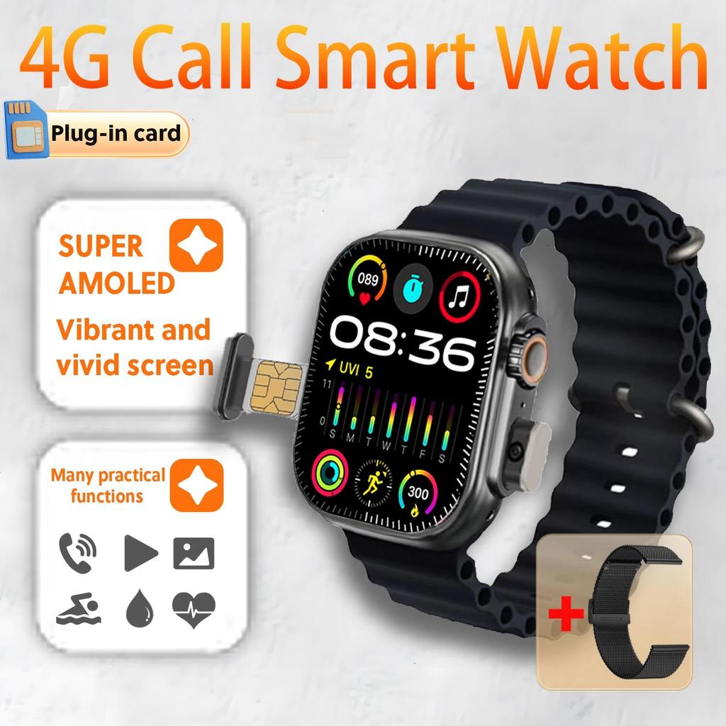 T83 Pro Smart Watch Support 4G SIM Card Cellular Network Camera Sports Mode Watch APP Download Bluetooth Smartwatch