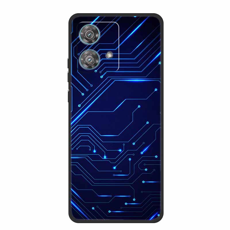 For Motorola Edge 40 Neo Case Animals TPU Soft Silicone Phone Cover for Moto Edge 40 Neo 5G Edge40 Neo Shockproof Wolf Fundas