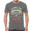 Retro Carry On My Wayward Son T-Shirt  Tshirt Drama TV Supernatura Tees Oversized Unisex Tops Streetwear Men's Clothing